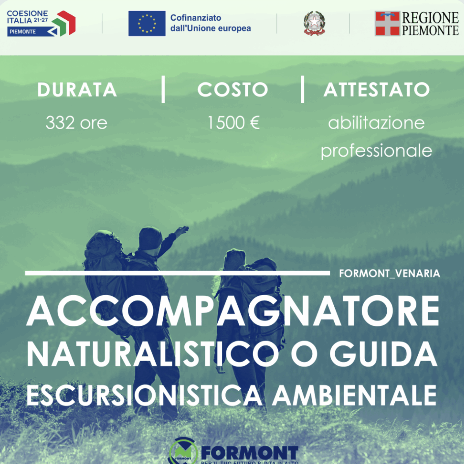 ACCOMPAGNATORE NATURALISTICO O GUIDA ESCURSIONISTICA AMBIENTALE A PAGAMENTO 2025/26