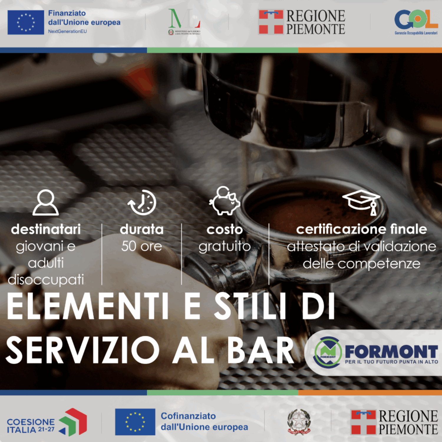 Elementi e stili di servizio al bar