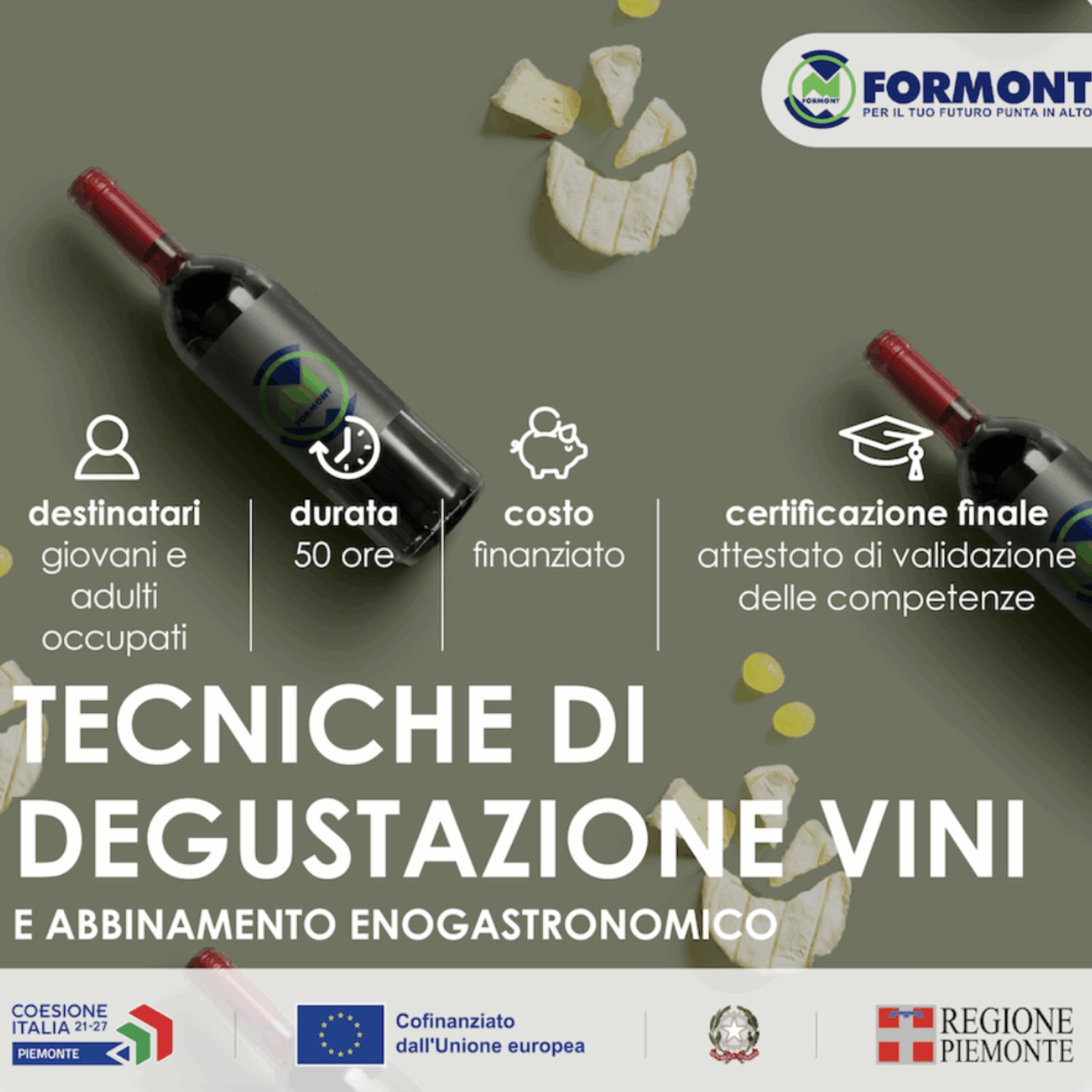 TECNICHE DI DEGUSTAZIONE VINI E ABBINAMENTO ENOGASTRONOMICO – FCI