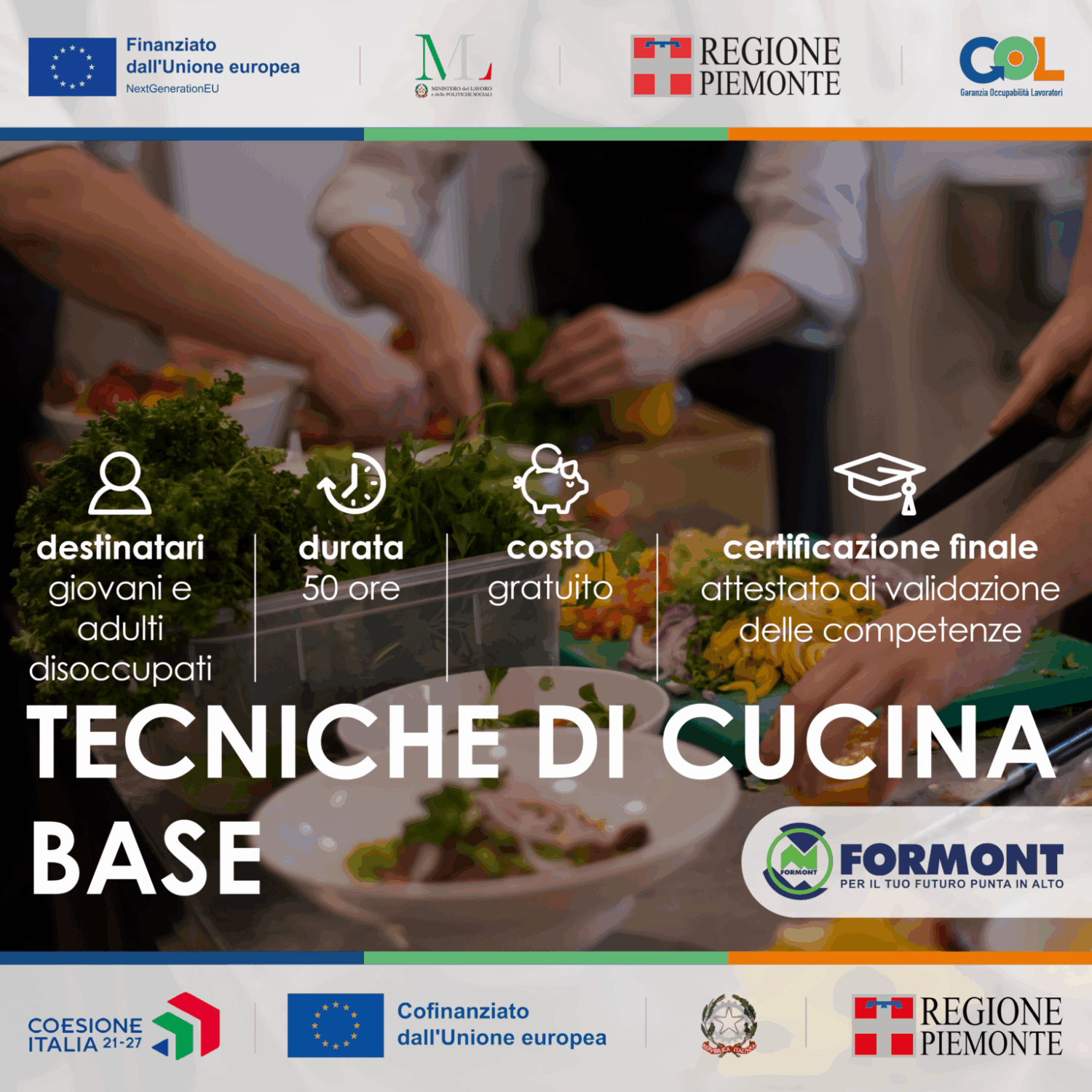 TECNICHE DI CUCINA BASE – (GOL) 