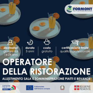 OPERATORE RISTORAZIONE: ALLESTIMENTO SALA E SOMMINISTRAZIONE PIATTI E BEVANDE